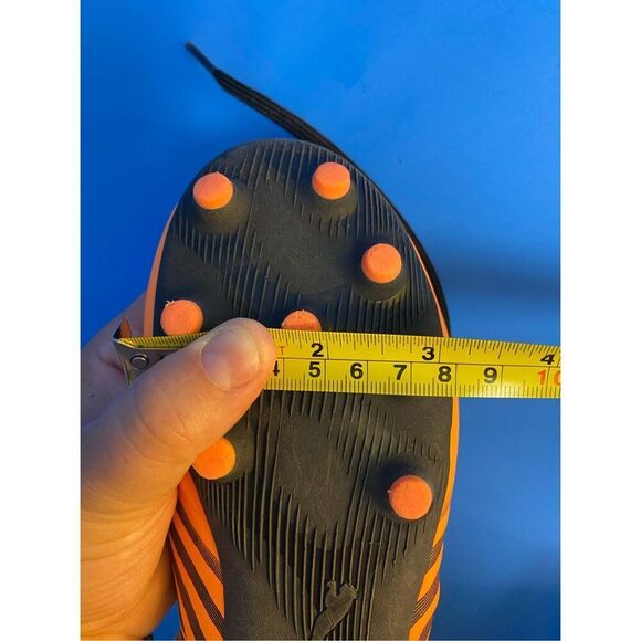 Puma Men's Orange & Black Puma Tacto II FG/AG Jr Athletic Shoes Size 2 - Picture 9 of 9